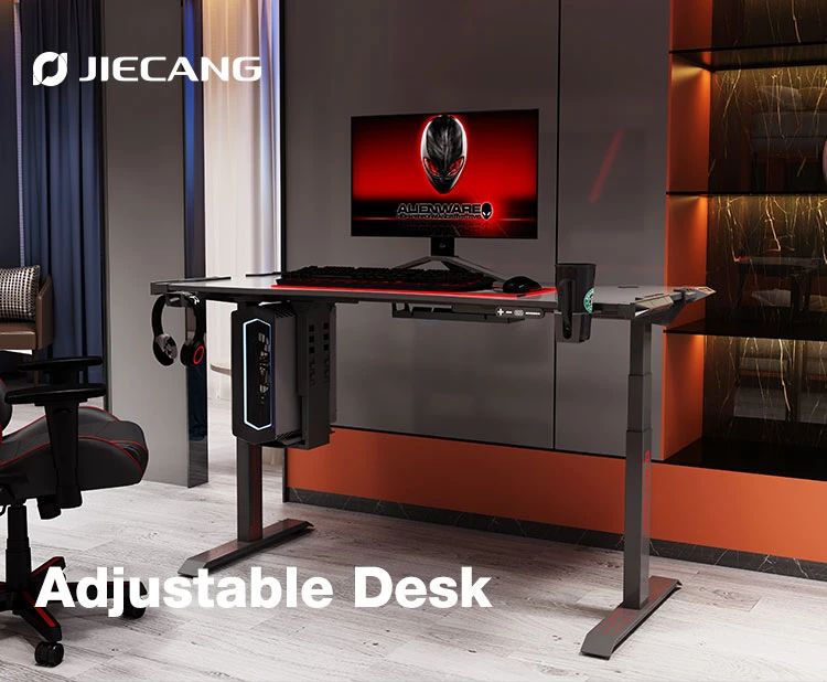 Good Service Jiecang Office Gaming Table Game Room Design Adjustable Standing Desks Desk