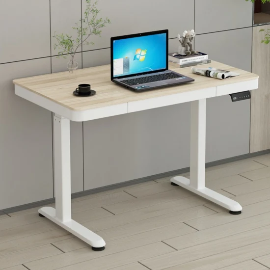 China Wholesale High Quality Modern Sit Stand Electric Standing Height Adjustable Study Computer Office Desk